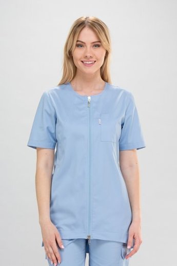  Bluza medyczna damska Eldan Ema, niebieska.