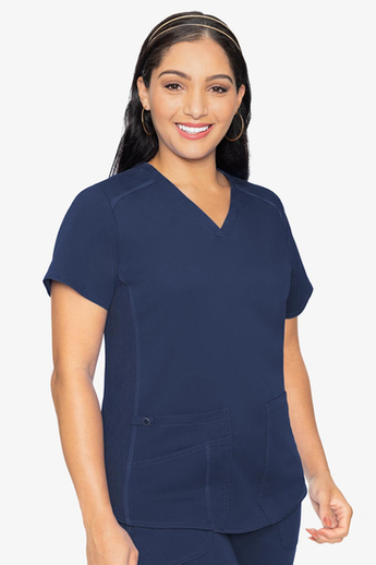  Bluza medyczna damska Med Couture Performance Touch,  7459-NAVY