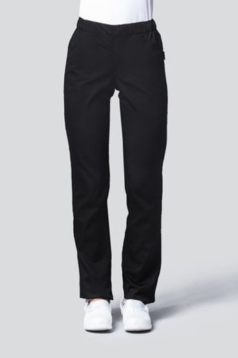  Spodnie medyczne damskie, zwężane nogawki, Uniformix Select, SE121, czarne. 