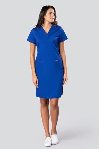  Sukienka medyczna, Uniformix FLEX ZONE FZ2052, chabrowy.
