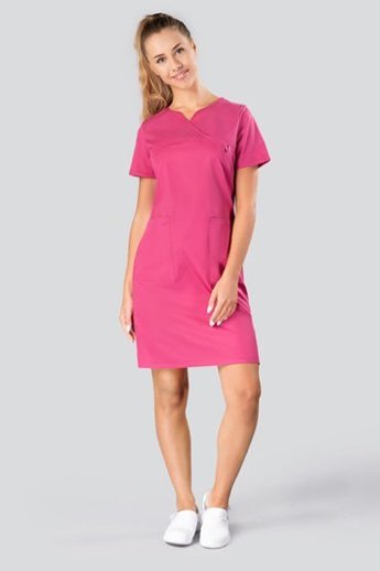  Sukienka medyczna Uniformix Select, SE2007B, oberżyna. 