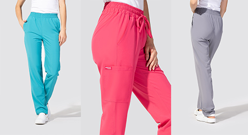 Damskie spodnie medyczne w pastelowych kolorach – przywołujemy wiosnę!