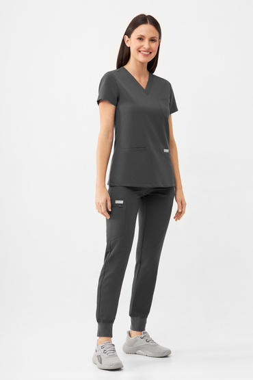 Zestaw medyczny Uniformix RayOn, bluza 3000 + spodnie 3020, Dark Gray