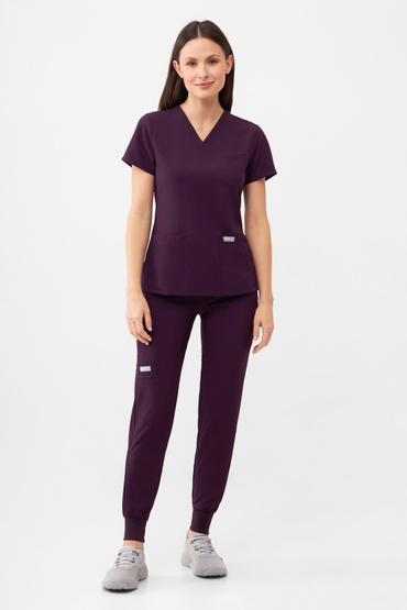 Zestaw medyczny Uniformix Super Flex, bluza 4000 + spodnie 4020, Dark Purple