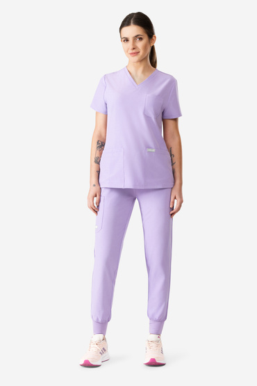 Zestaw medyczny Uniformix Super Flex, bluza 4000 + spodnie 4020, Purple