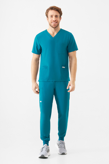 Zestaw medyczny Uniformix Super Flex, bluza 4050 + spodnie 4070, Caribbean Blue