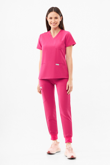 Zestaw medyczny Uniformix RayOn, bluza 3000 + spodnie 3020, Virtual Pink