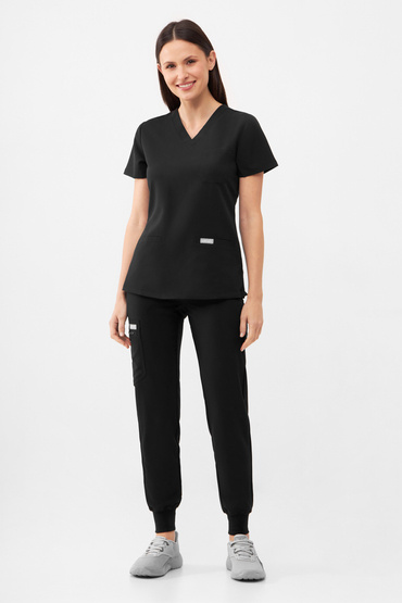 Zestaw medyczny Uniformix RayOn, bluza 3000 + spodnie 3020, Black