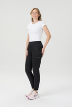 Spodnie medyczne damskie, joggery Uniformix FLEX ZONE, FZ2056, czarny. 