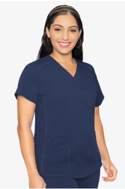 Bluza medyczna damska Med Couture Performance Touch,  7459-NAVY