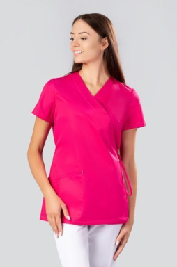 Bluza medyczna wiązana