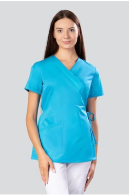 Bluza medyczna wiązana