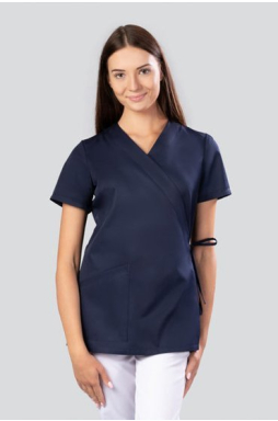 Bluza medyczna wiązana