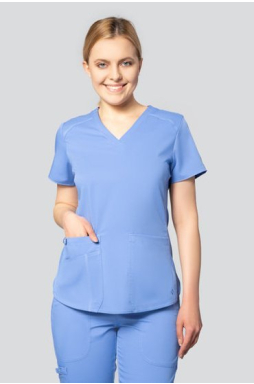 Bluza medyczna damska Med Couture Performance Touch,  7459-CEIL