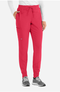 Spodnie medyczne damskie Barco One BOP513-NEON CORAL