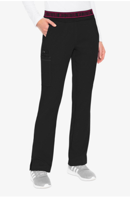 Spodnie medyczne damskie Med Couture Performance Touch, 7739-BLAC