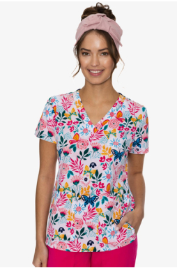 Bluza medyczna damska Med Couture PRINT, 8564 BLBT