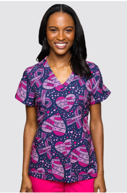Bluza medyczna damska Med Couture PRINT, 8564 CCAW