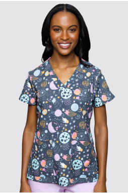 Bluza medyczna damska Med Couture PRINT, 8564 CMCS