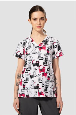 Bluza medyczna damska Med Couture PRINT, 8564 CTTS