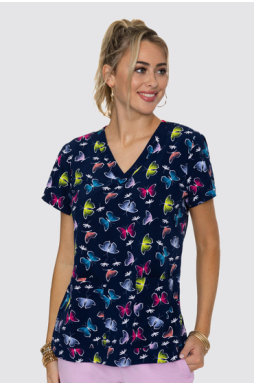 Bluza medyczna damska Med Couture PRINT, 8564 DANC