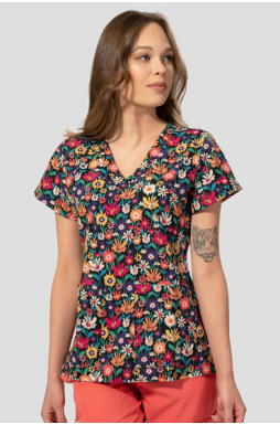 Bluza medyczna damska Med Couture PRINT, 8564 DSFD