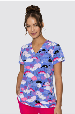 Bluza medyczna damska Med Couture PRINT, 8564 HALD