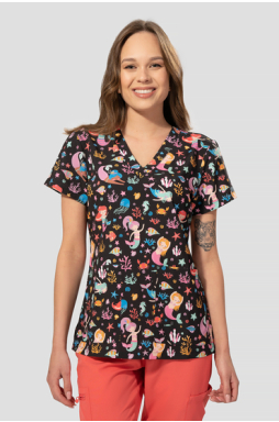 Bluza medyczna damska Med Couture PRINT, 8564 MMPT