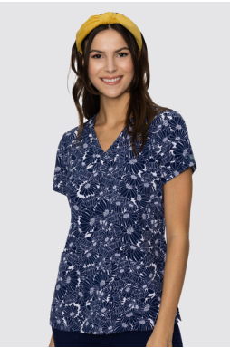 Bluza medyczna damska Med Couture PRINT, 8564 NASY