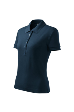 Koszulka polo damska, Malfini Cotton Heavy, granatowy, MA216
