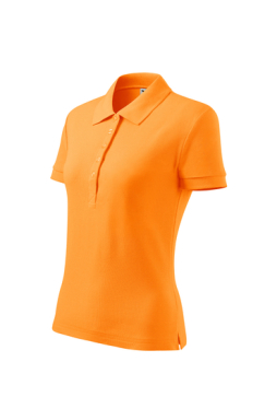 Koszulka polo damska, Malfini Cotton Heavy, mandarynkowy, MA216