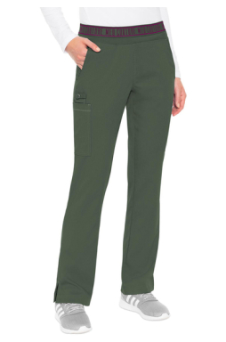 Spodnie medyczne damskie Med Couture Performance Touch, 7739-OLIVE