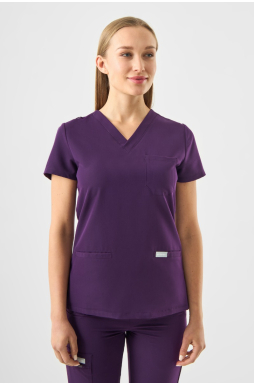 Bluza medyczna damska Uniformix RayOn, 3000, Dark Purple