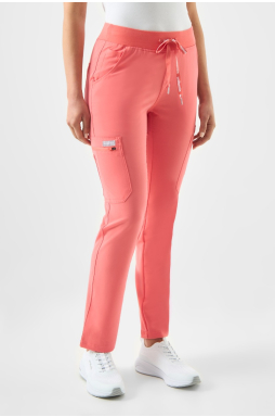 Spodnie medyczne damskie Uniformix RayOn, 3030, Salomon Orange