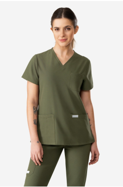 Bluza medyczna damska Uniformix, Super Flex 4000-	Tea Leaf