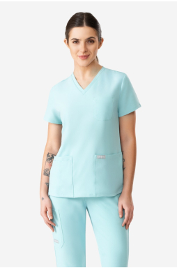 Bluza medyczna damska Uniformix, Super Flex 4000-	Medical Green