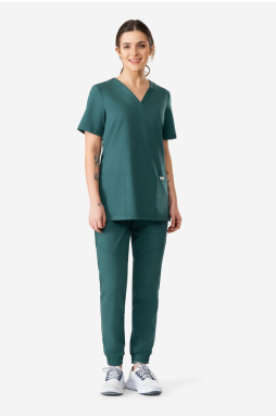 Zestaw medyczny Uniformix, bluza B1001 + spodnie B2056, zielony