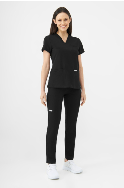 Zestaw medyczny Uniformix Super Flex, bluza 4000 + spodnie 4030, black