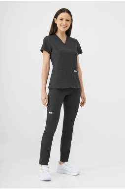 Zestaw medyczny Uniformix Super Flex, bluza 4000 + spodnie 4030, Dark Grey