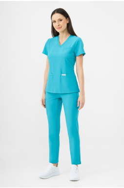 Zestaw medyczny Uniformix Super Flex, bluza 4000 + spodnie 4030, Teal