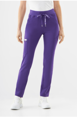 Spodnie medyczne damskie Uniformix RayOn, 3030, Plum wine