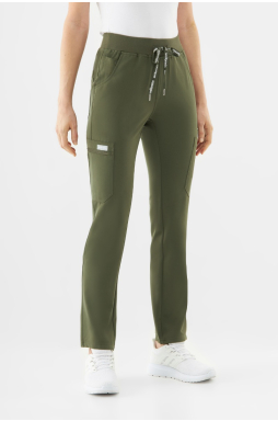 Spodnie medyczne damskie Uniformix RayOn, 3030, Tea Leaf