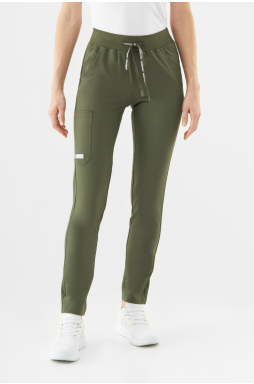 Spodnie medyczne damskie Uniformix Super Flex, 4030 Tea Leaf