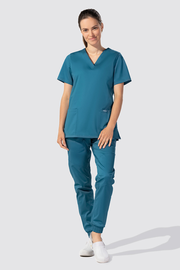 Komplet medyczny, damski, Uniformix Flex Zone - spodnie FZ2056+ Bluza FZ1001B