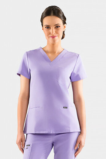  Bluza medyczna damska Uniformix RayOn, 3000-Mauve