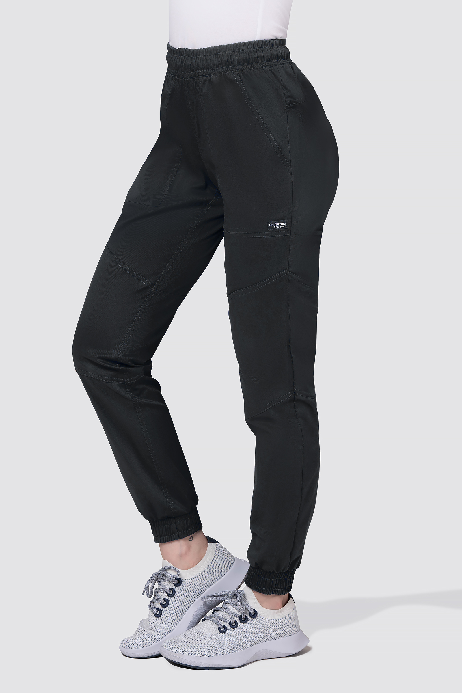 Spodnie medyczne damskie, joggery Uniformix FLEX ZONE, FZ2056