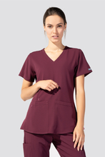 Bluza medyczna damska Med Couture PERFORMANCE ENERGY STRETCH 8579-	WINE